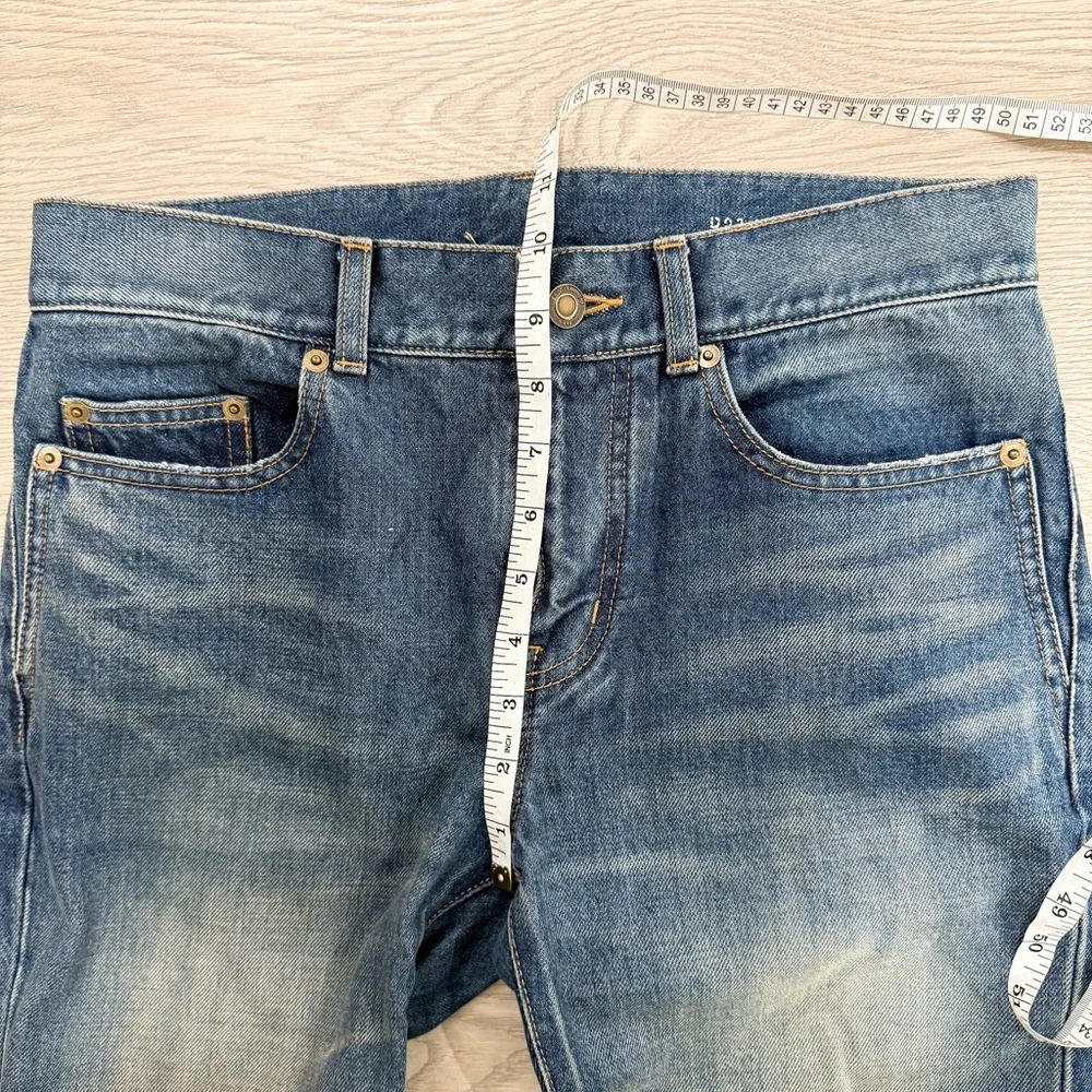 Saint Laurent Classic Blue Skinny Jeans for Men JU0025 - Picture 5 of 13